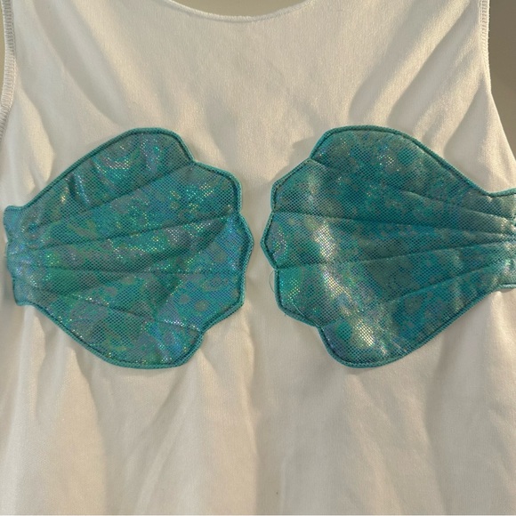 Mermaid Shell White Tank Top - Picture 5 of 5